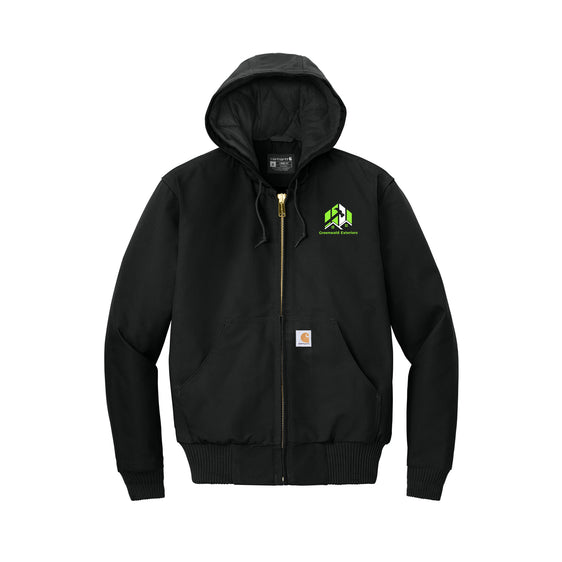 Greenwald Exterior - Carhartt® Quilted-Flannel-Lined Duck Active Jac
