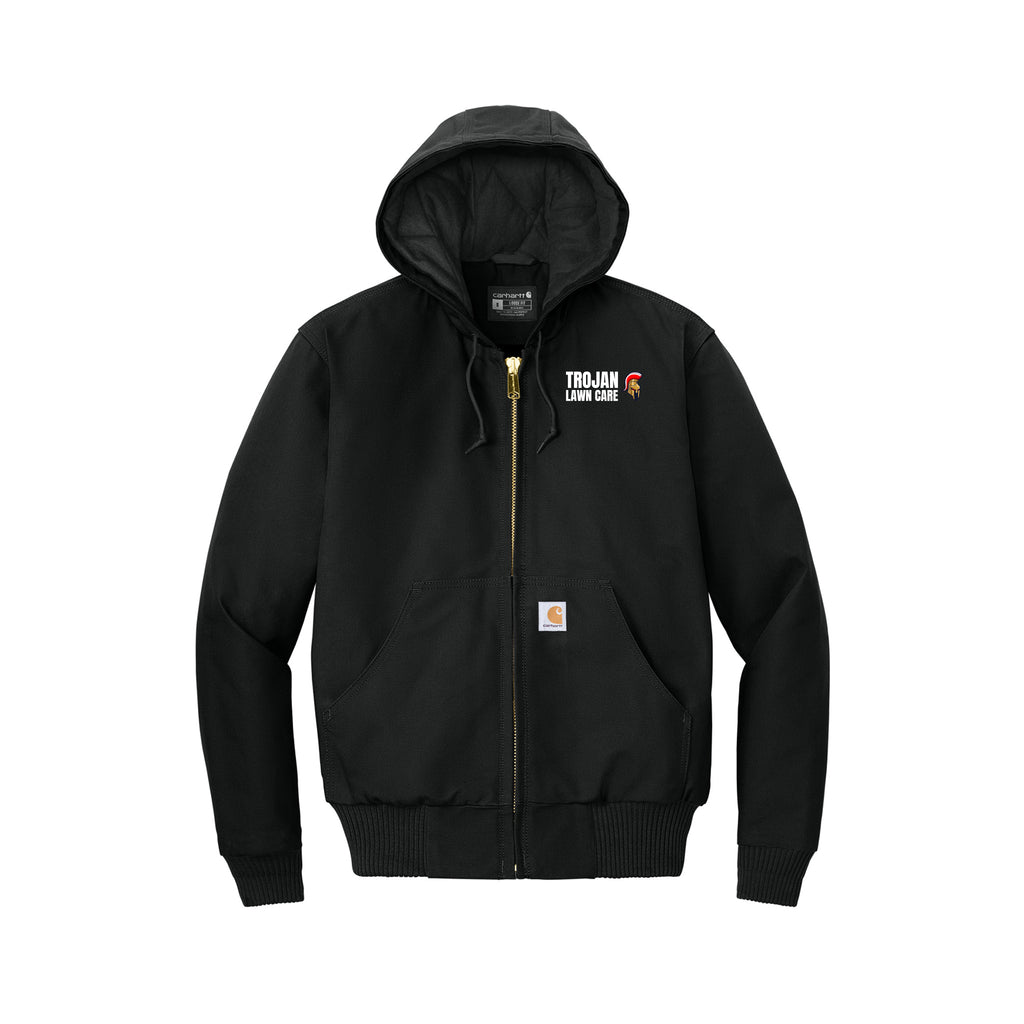 Trojan Lawn Care - Carhartt® Quilted-Flannel-Lined Duck Active Jac