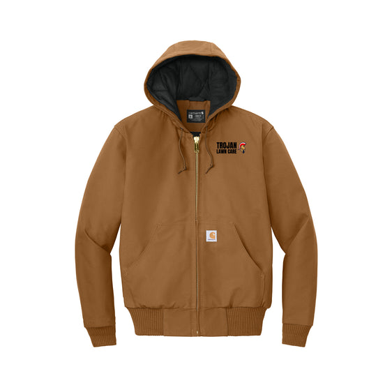 Trojan Lawn Care - Carhartt® Quilted-Flannel-Lined Duck Active Jac
