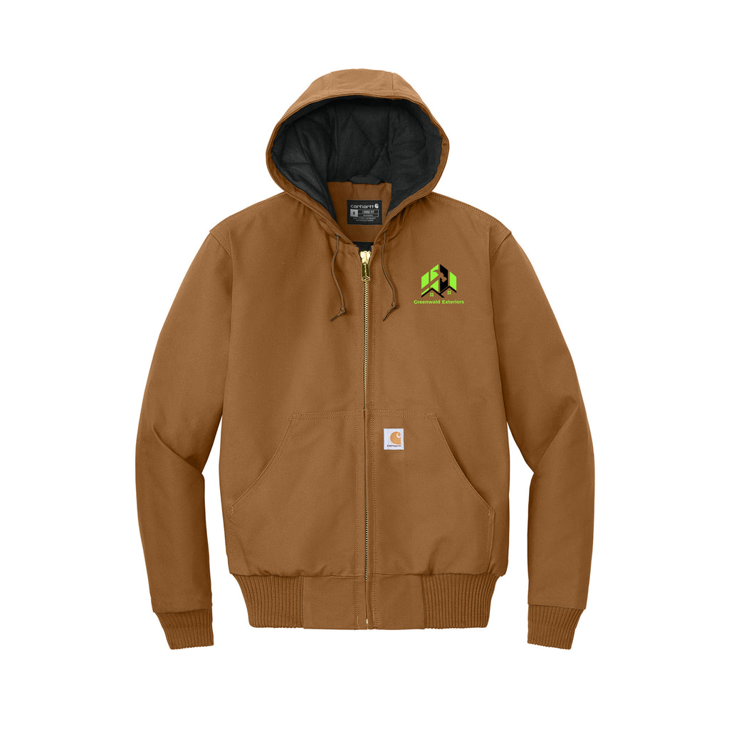 Greenwald Exterior - Carhartt® Quilted-Flannel-Lined Duck Active Jac