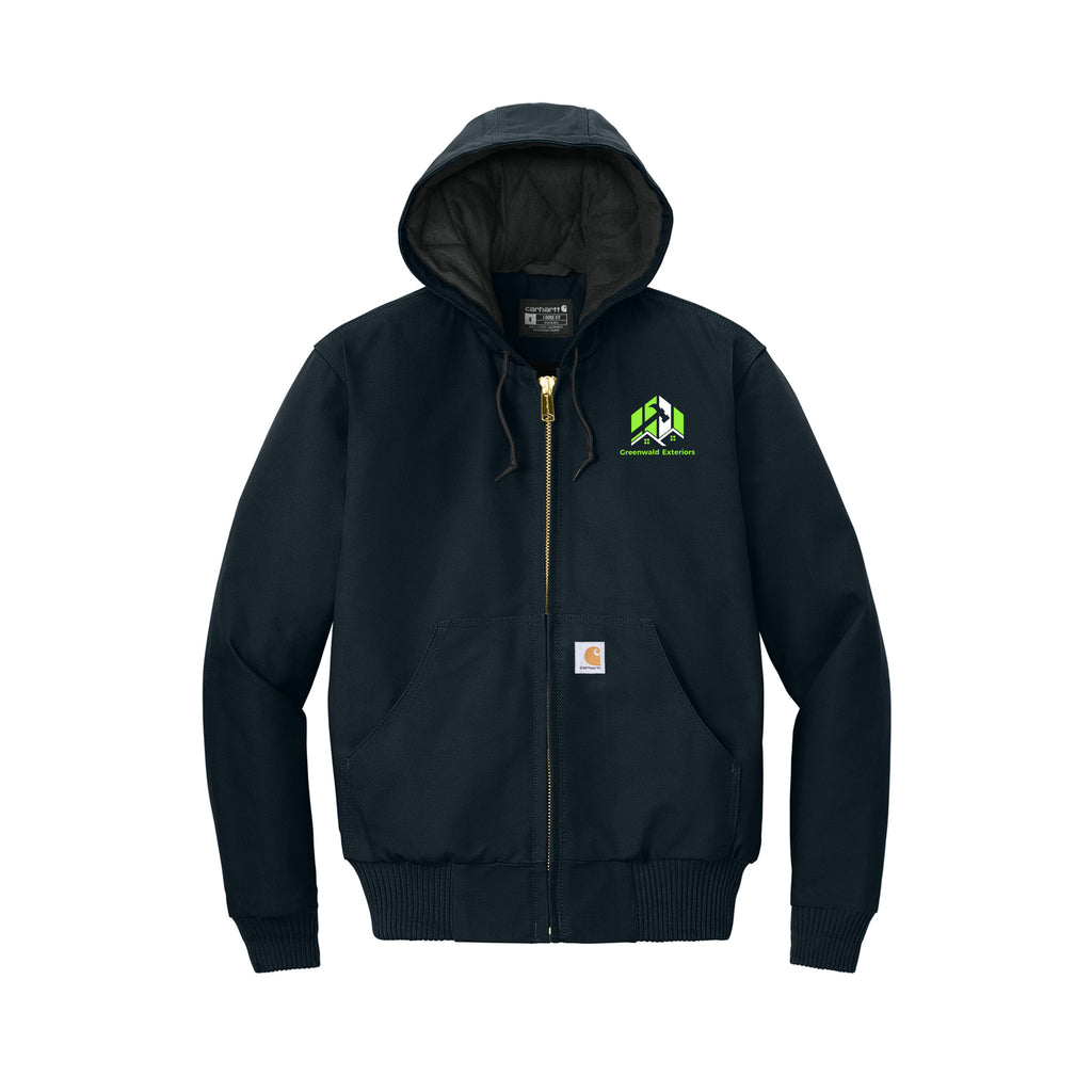 Greenwald Exterior - Carhartt® Quilted-Flannel-Lined Duck Active Jac
