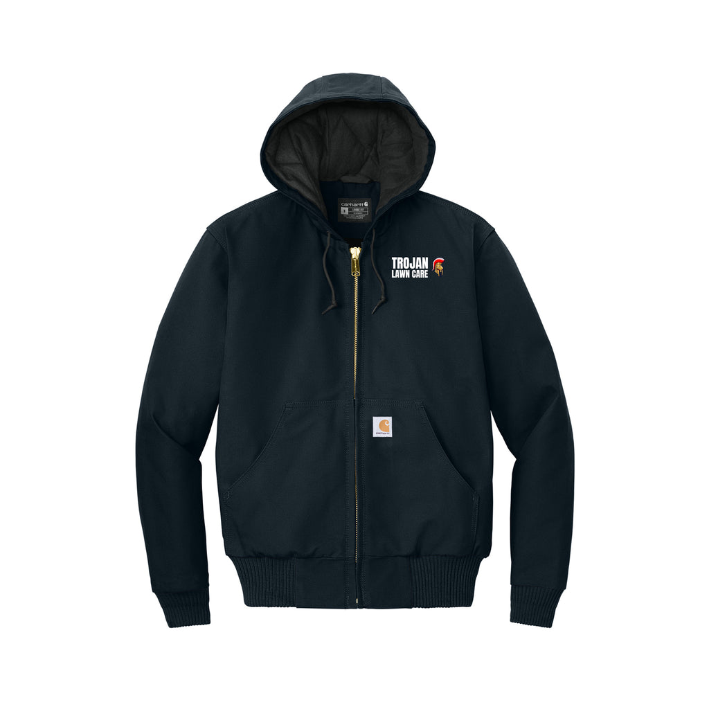 Trojan Lawn Care - Carhartt® Quilted-Flannel-Lined Duck Active Jac