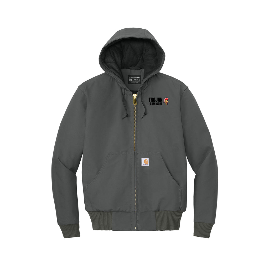 Trojan Lawn Care - Carhartt® Quilted-Flannel-Lined Duck Active Jac