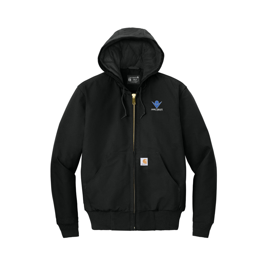Ohio Valley Manufacturing - Carhartt® Quilted-Flannel-Lined Duck Active Jac