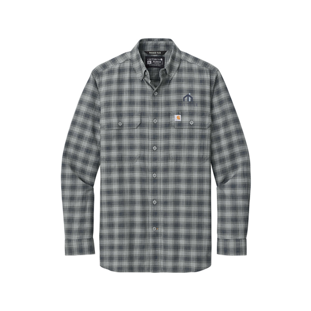 M/I Title - Carhartt® Rugged Flex® Plaid Long Sleeve Shirt