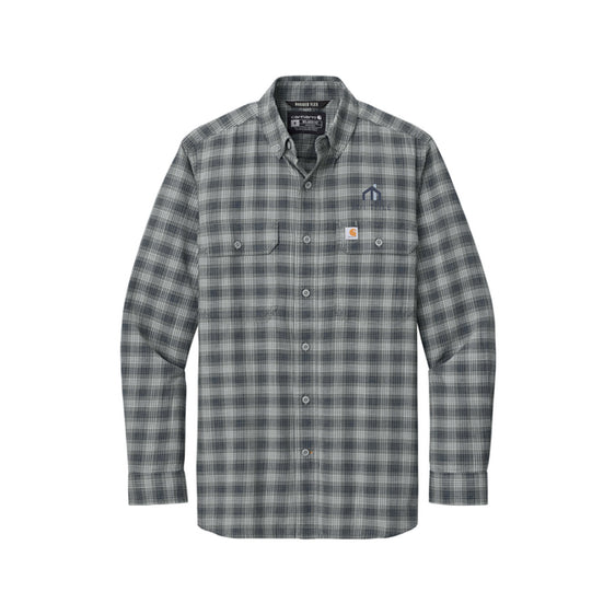 M/I Title - Carhartt® Rugged Flex® Plaid Long Sleeve Shirt