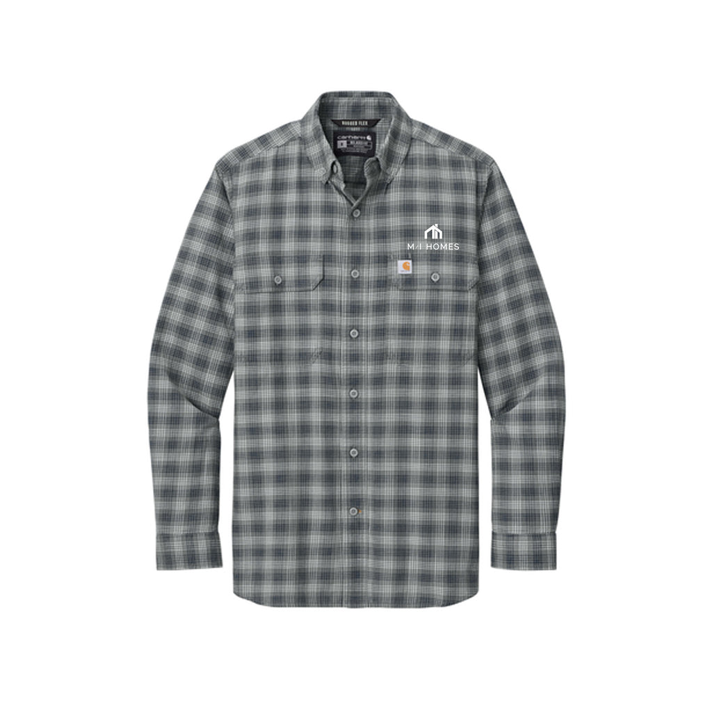 M/I Homes - Carhartt® Rugged Flex® Plaid Long Sleeve Shirt