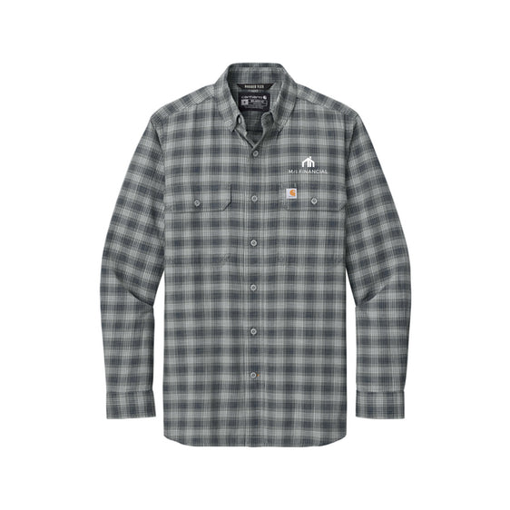 M/I Financial - Carhartt® Rugged Flex® Plaid Long Sleeve Shirt