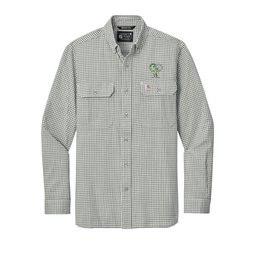 Solace at Vivians - Carhartt® Rugged Flex® Plaid Long Sleeve Shirt