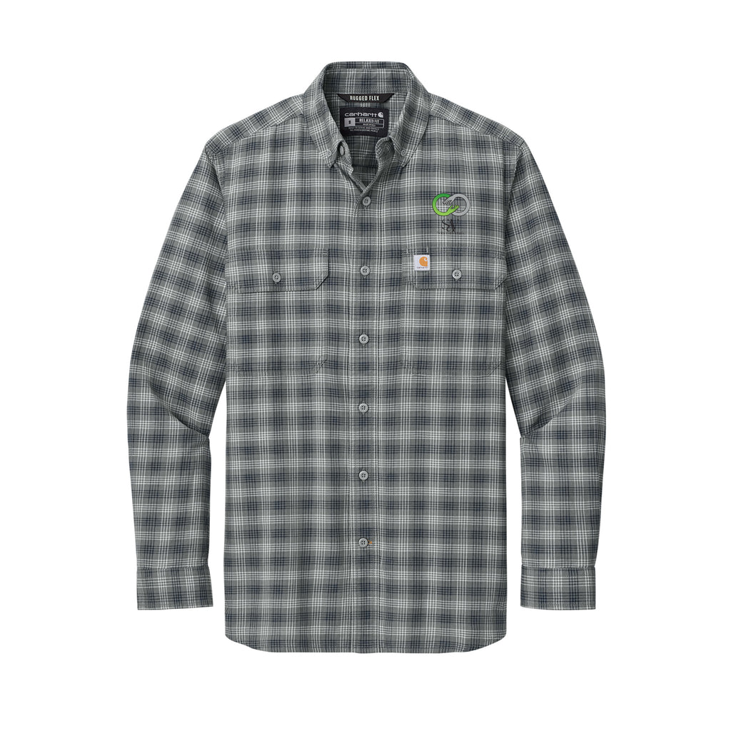Solace at Vivians - Carhartt® Rugged Flex® Plaid Long Sleeve Shirt