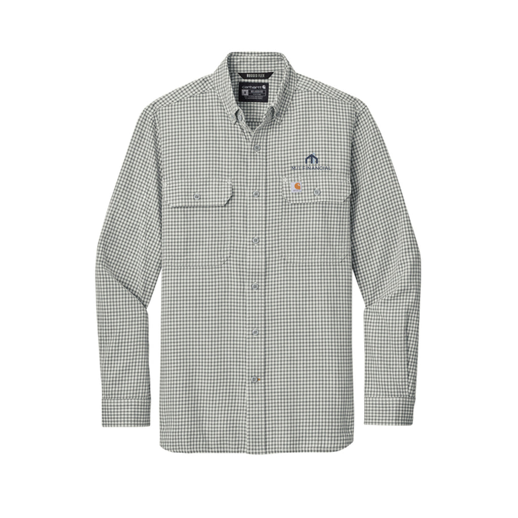 M/I Financial - Carhartt® Rugged Flex® Plaid Long Sleeve Shirt
