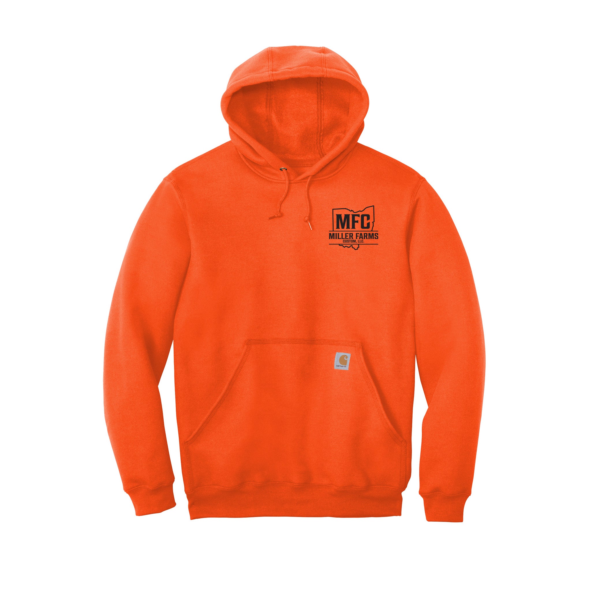 Carhartt safety orange discount hoodie