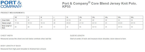 Renier Construction - Port & Company® Core Blend Jersey Knit Polo