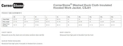 Renier Construction - CornerStone® Washed Duck Cloth Insulated Hooded Work Jacket