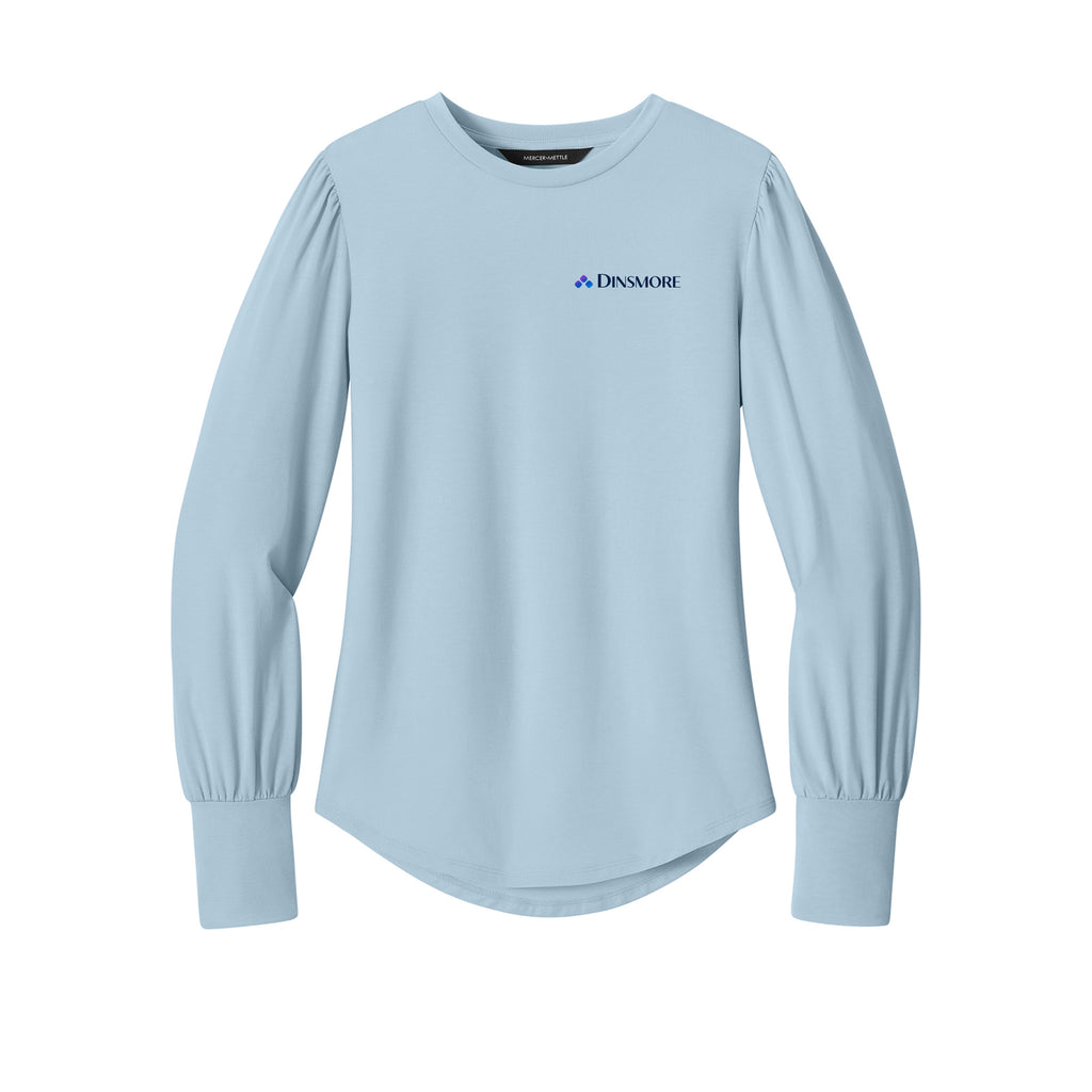 Dinsmore - Mercer+Mettle® Women’s Stretch Jersey Long Sleeve Blouson Top