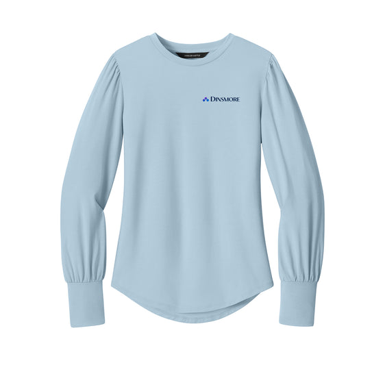 Dinsmore - Mercer+Mettle® Women’s Stretch Jersey Long Sleeve Blouson Top