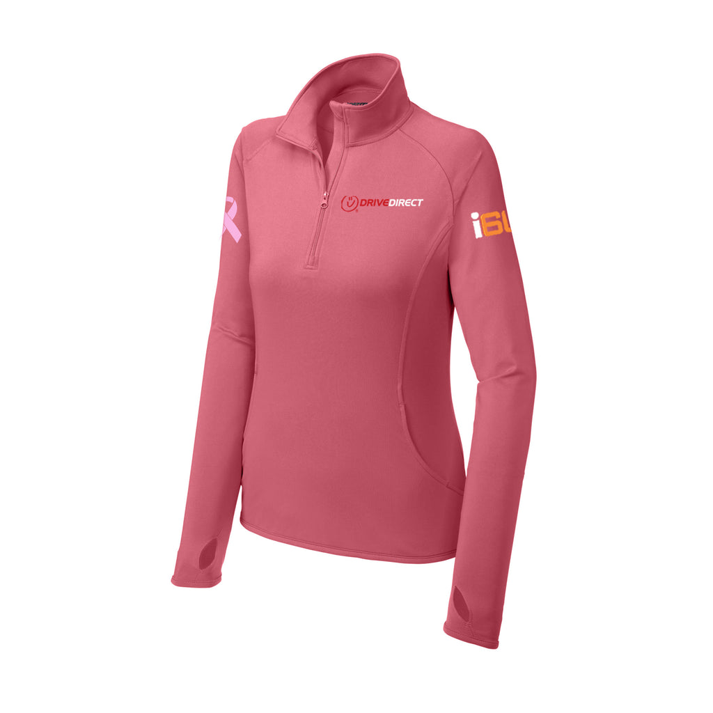Drive Direct - Sport-Tek® Women's Sport-Wick® Stretch 1/4-Zip Pullover