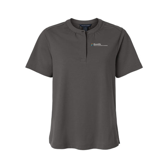 Bloom Life Wealth & Business Planning - Women's Seaton Pebble Textured Polo