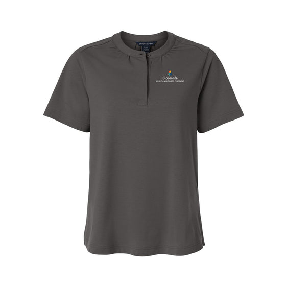Bloom Life Wealth & Business Planning - Women's Seaton Pebble Textured Polo
