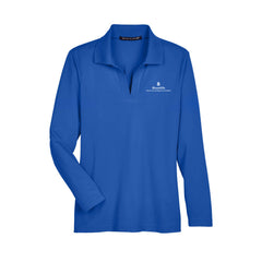 Bloom Life Wealth & Business Planning - Women's CrownLux Performance® Plaited Long Sleeve Polo