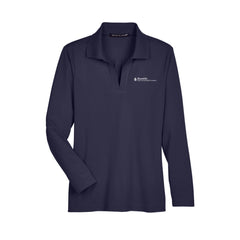 Bloom Life Wealth & Business Planning - Women's CrownLux Performance® Plaited Long Sleeve Polo