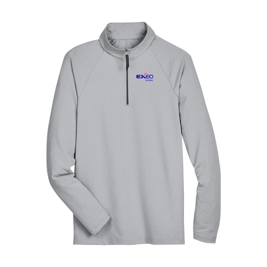 Exeo Global - Men's CrownLux Performance® Clubhouse Micro-Stripe Quarter-Zip Pullover
