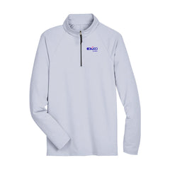 Exeo Global - Men's CrownLux Performance® Clubhouse Micro-Stripe Quarter-Zip Pullover