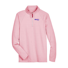 Exeo Global - Men's CrownLux Performance® Clubhouse Micro-Stripe Quarter-Zip Pullover