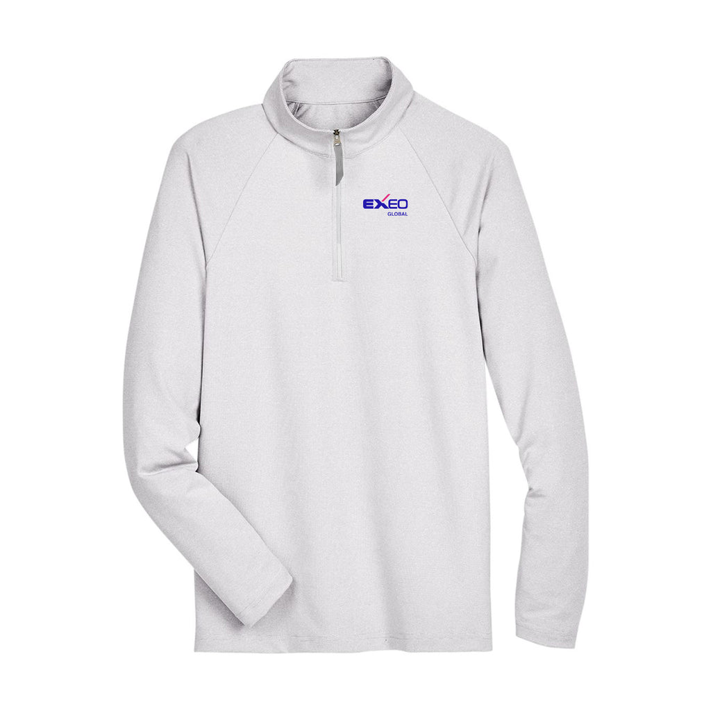 Exeo Global - Men's CrownLux Performance® Clubhouse Micro-Stripe Quarter-Zip Pullover