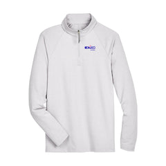 Exeo Global - Men's CrownLux Performance® Clubhouse Micro-Stripe Quarter-Zip Pullover