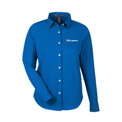 STG Logistics - Women's CrownLux Performance® Spencer Poplin Dress Shirt