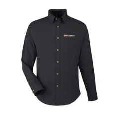 STG Logistics - Men's CrownLux Performance® Spencer Poplin Dress Shirt