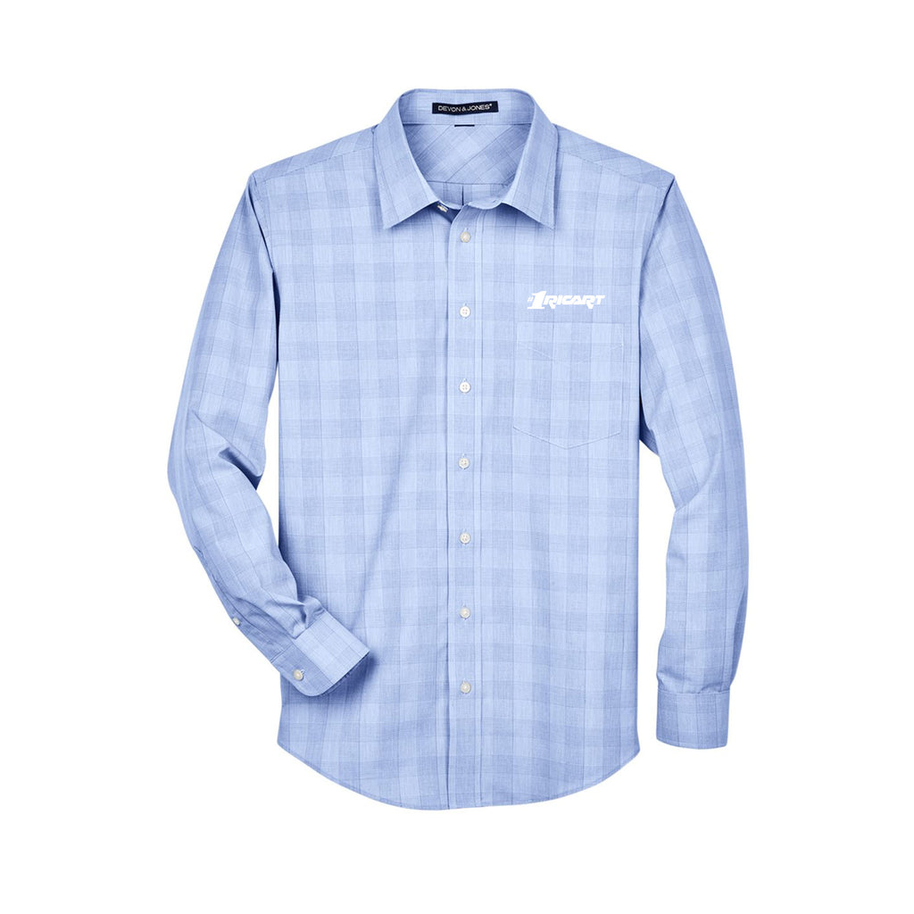 Ricart Leadership - Men's Crown Collection® Glen Plaid Woven Dress Shirt