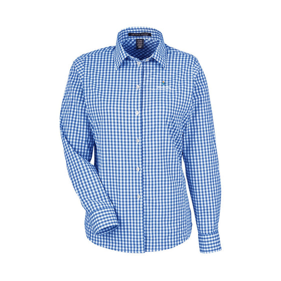 Bloom Life Wealth & Business Planning - Women's CrownLux Performance® Gingham Dress Shirt