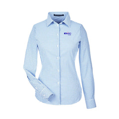 Exeo Global - Women's CrownLux Performance® Micro Windowpane Woven Dress Shirt
