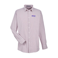 Exeo Global - Men's CrownLux Performance® Micro Windowpane Woven Dress Shirt