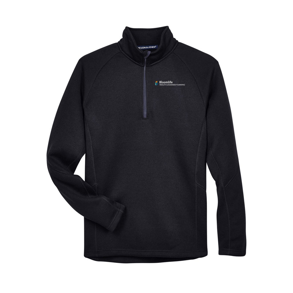 Bloom Life Wealth & Business Planning - Unisex Bristol Sweater Fleece Quarter-Zip Pullover