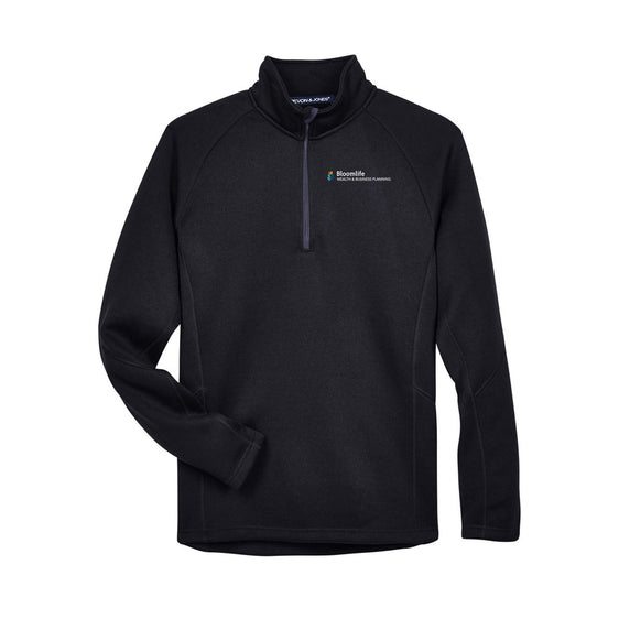 Bloom Life Wealth & Business Planning - Unisex Bristol Sweater Fleece Quarter-Zip Pullover