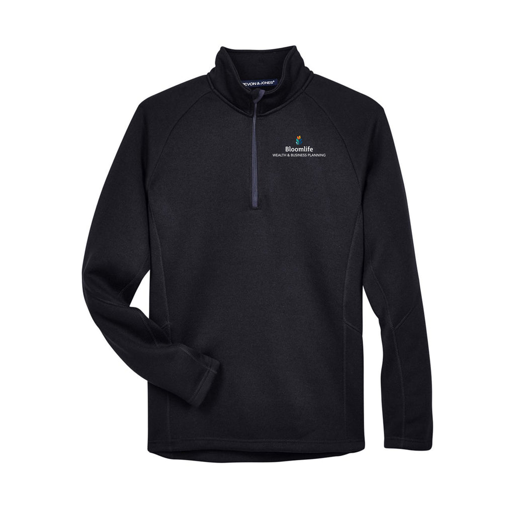 Bloom Life Wealth & Business Planning - Unisex Bristol Sweater Fleece Quarter-Zip Pullover