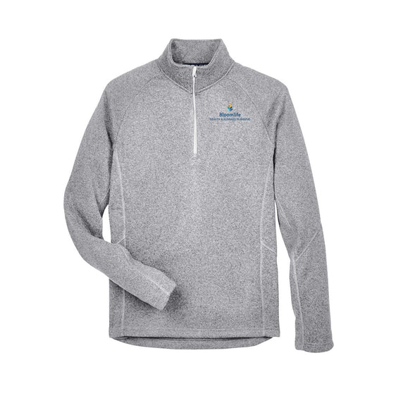 Bloom Life Wealth & Business Planning - Unisex Bristol Sweater Fleece Quarter-Zip Pullover