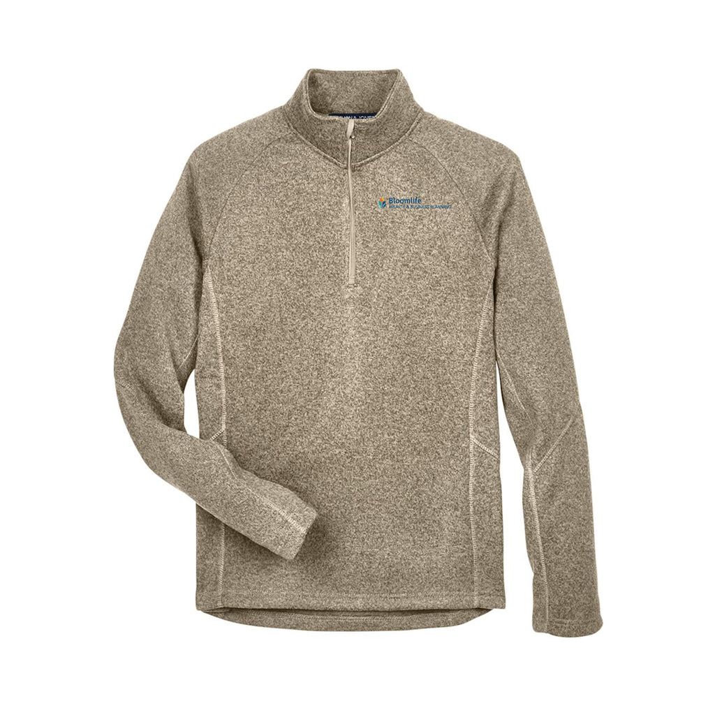 Bloom Life Wealth & Business Planning - Unisex Bristol Sweater Fleece Quarter-Zip Pullover