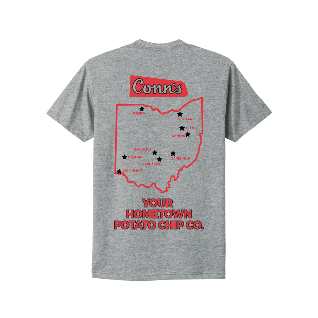 Conns - Next Level Apparel® Unisex CVC Tee - Dark Heather Grey T-shirt