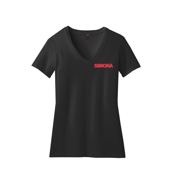 Simona - District Ladies Perfect Blend V-Neck Tee