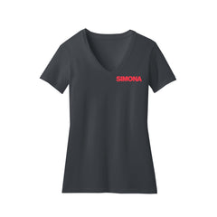 Simona - District Ladies Perfect Blend V-Neck Tee