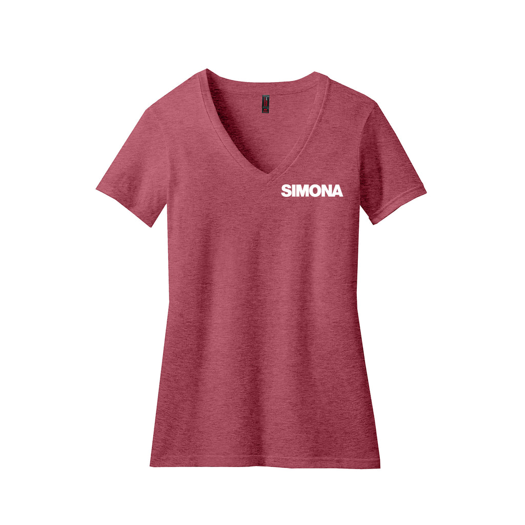 Simona - District Ladies Perfect Blend V-Neck Tee