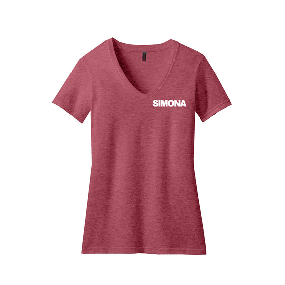 Simona - District Ladies Perfect Blend V-Neck Tee