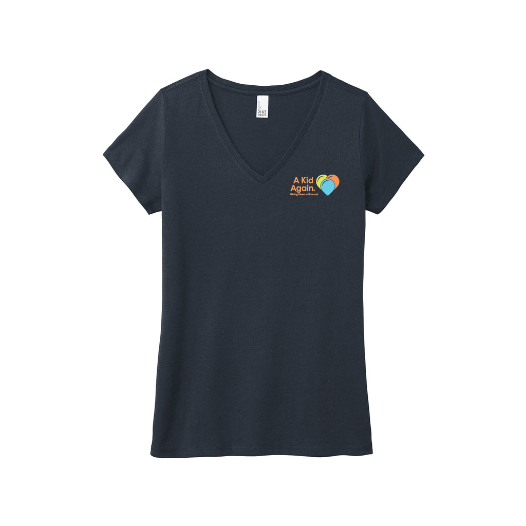 A Kid Again - District® Women’s Perfect Tri® V-Neck Tee
