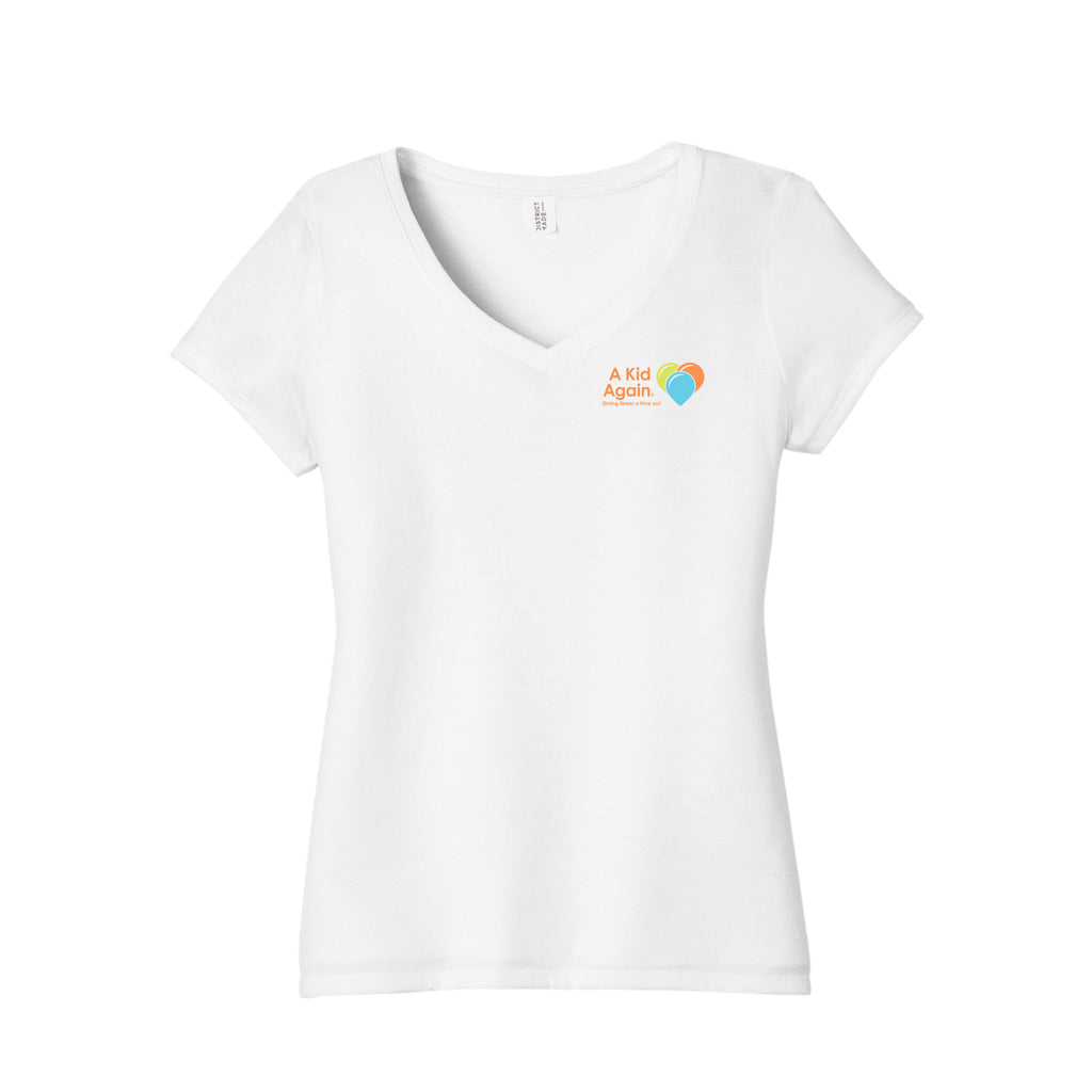 A Kid Again - District® Women’s Perfect Tri® V-Neck Tee
