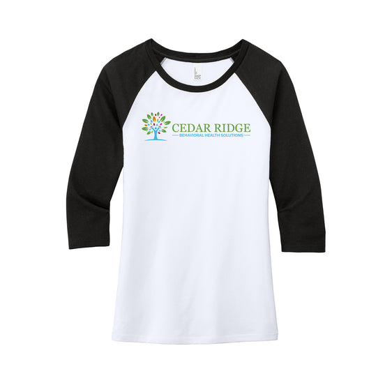 Cedar Ridge - District ® Women’s Perfect Tri ® 3/4-Sleeve Raglan