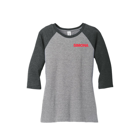 Simona - Ladies Perfect Tri 3/4-Sleeve Raglan